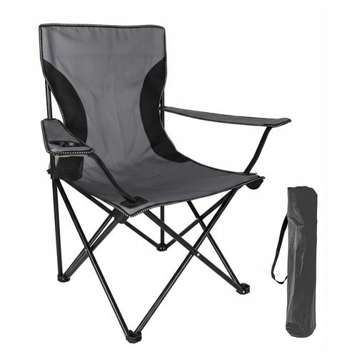 Silla Plegable Gadnic Reforzada Ideal Camping Pesca Con Portavaso - 0