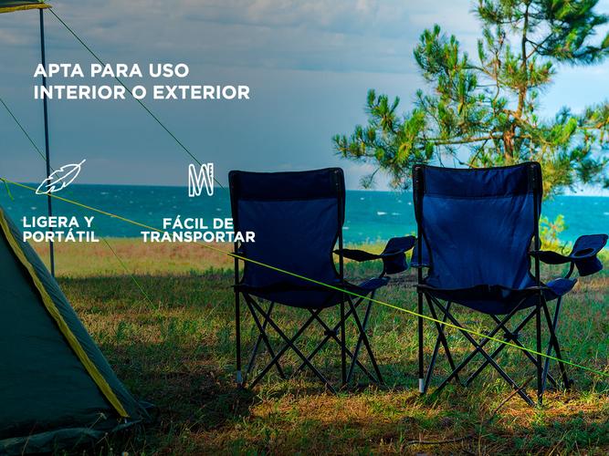 Silla Plegable Gadnic Camping Director Pesca Reforzada - 4