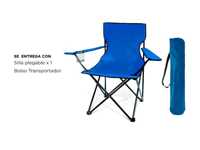 Silla Plegable Gadnic Camping Director Pesca Reforzada - 6