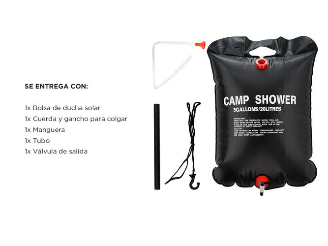Ducha Solar Portatíl Gadnic 20 Lts Para Aire Libre - 4