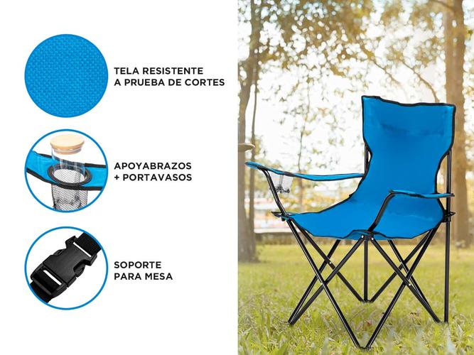 Set Sillas Y Mesa Gadnic Para Camping Plegables  - 3