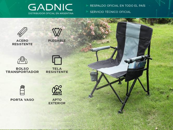 Silla Plegable Gadnic CP15 Director Camping  - 1