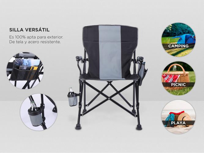 Silla Plegable Gadnic CP15 Director Camping  - 2