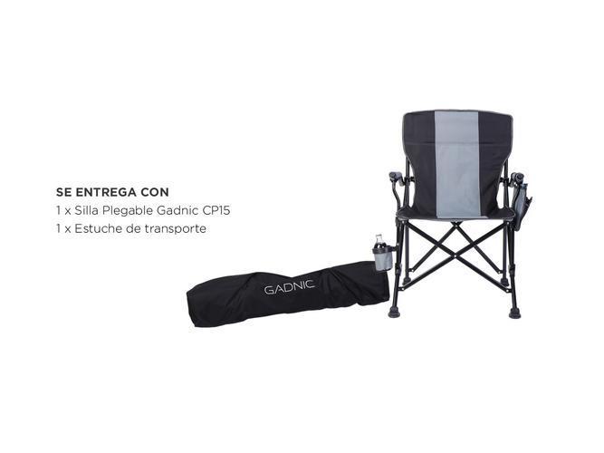 Silla Plegable Gadnic CP15 Director Camping  - 6