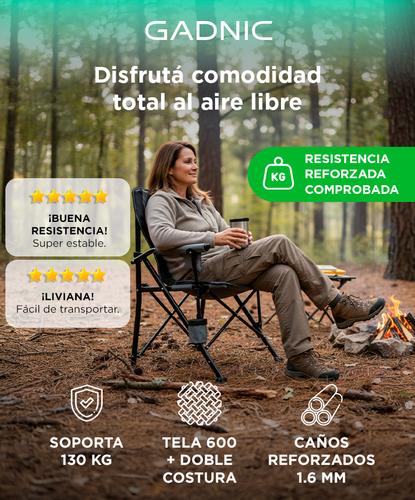 Silla Plegable Gadnic CP15 Director Camping  - 1