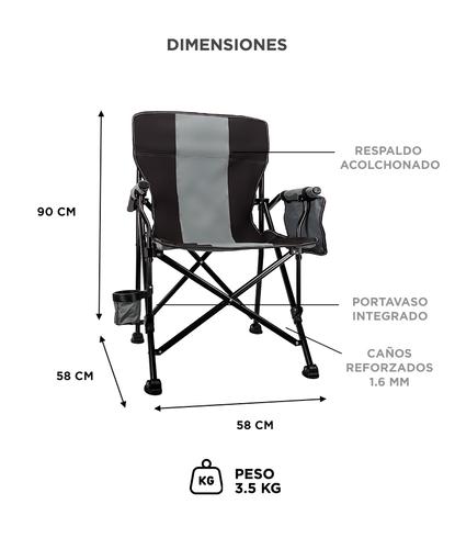 Silla Plegable Gadnic CP15 Director Camping  - 5
