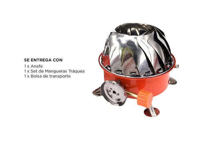 Anafe de Cocina Portátil Gadnic CPAN20 para Camping a Gas - 5