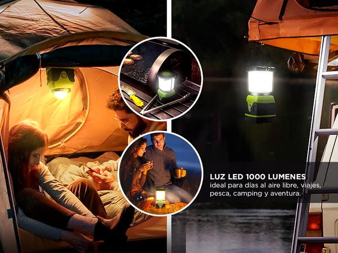 Farol de Camping Gadnic 1000 Lúmenes Portátil Impermeable  - 2