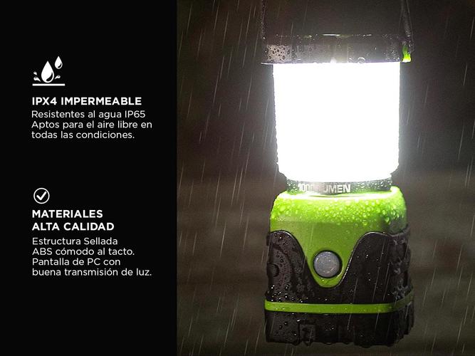 Farol de Camping Gadnic 1000 Lúmenes Portátil Impermeable  - 3