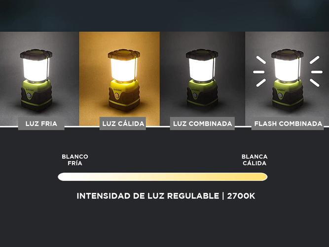 Farol de Camping Gadnic 1000 Lúmenes Portátil Impermeable  - 4