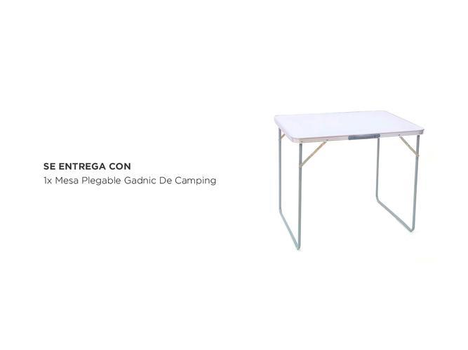 Mesa Plegable Gadnic Aluminio De Camping  - 5