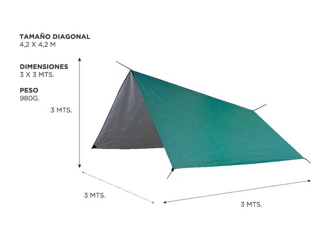 Tienda de Campamento Gadnic WY016 Lona Impermeable Multifuncional  - 5