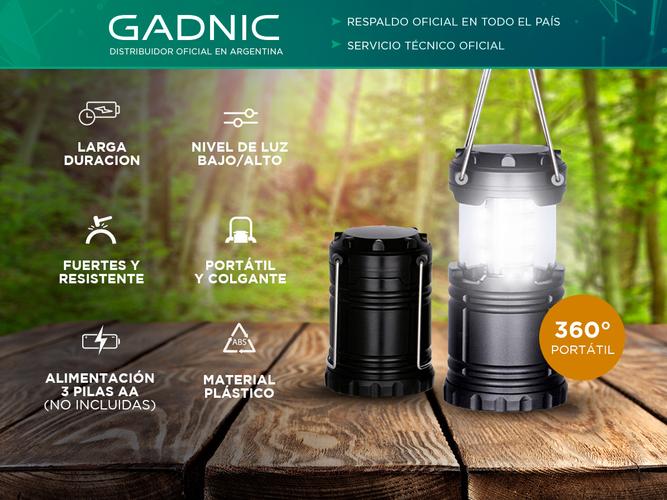 Farol de camping Gadnic portátil 30 Led - 1