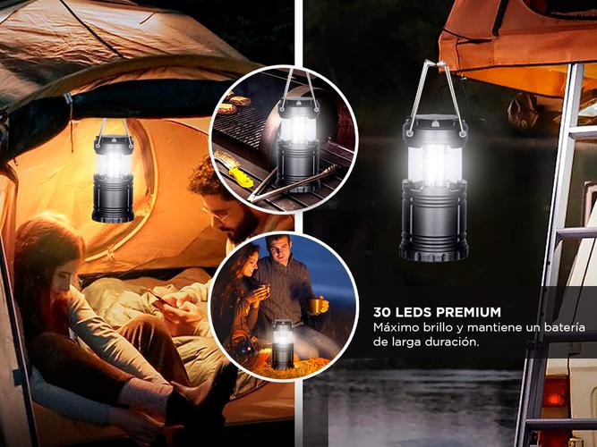 Farol de camping Gadnic portátil 30 Led - 2