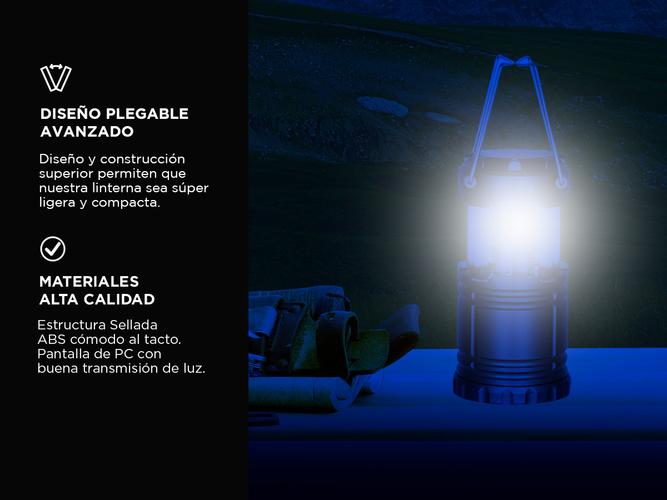Farol de camping Gadnic portátil 30 Led - 4