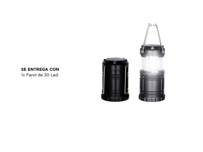 Farol de camping Gadnic portátil 30 Led - 6