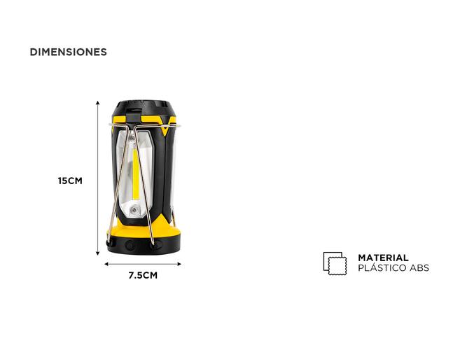 Luz de Camping Recargable Gadnic Forma Cambiable 8 Modos - 4