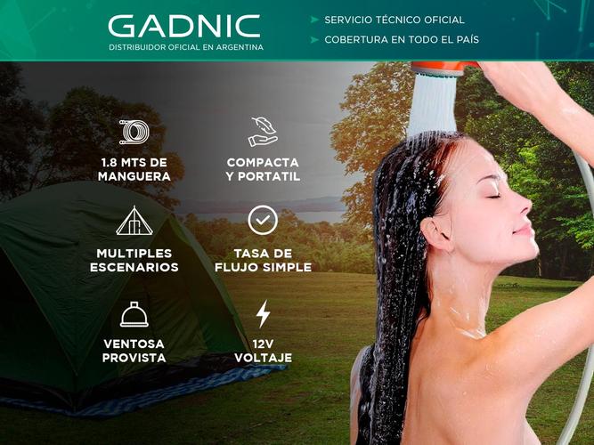 Ducha portátil Gadnic Para Camping Exterior  - 1
