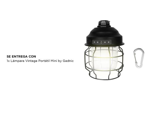 Lámpara Colgante Gadnic Farol Vintage Portátil - 6
