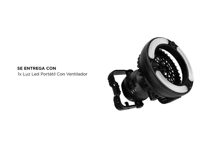 Farol Led Portátil Gadnic Con Ventilador Para Camping  - 6