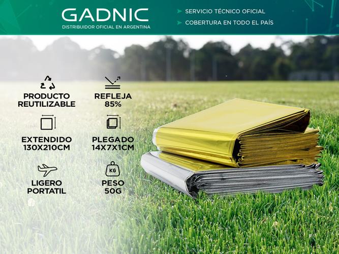 Manta Térmica De Supervivencia Gadnic Isotérmica - 1