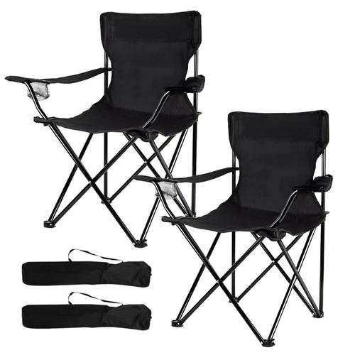 2 Sillas Plegables Gadnic Camping Playa Pesca Reforzadas Con Bolso - 0
