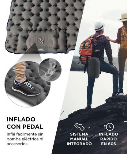 Colchón Inflable Southport by Gadnic 2 Plazas Liviano con Pedal - 2