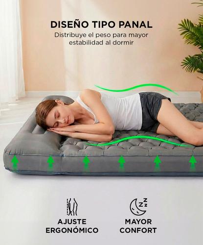 Colchón Inflable Southport by Gadnic 2 Plazas Liviano con Pedal - 3