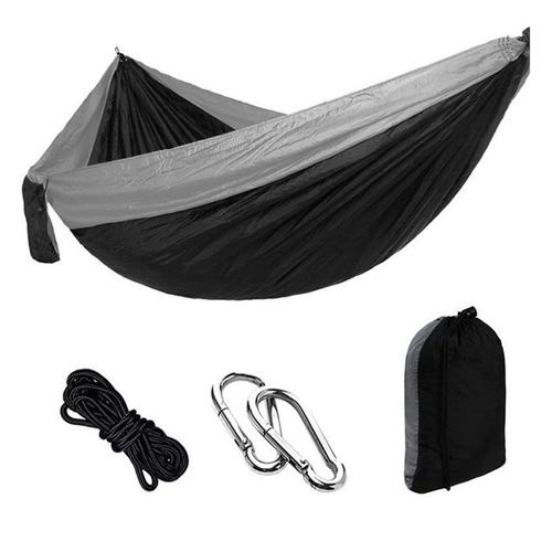 Hamaca para Camping South Port By Gadnic Costuras Reforzadas Mosquetones de Seguridad  - 0