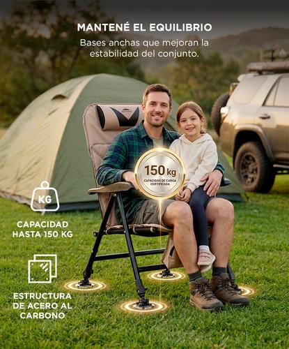 Silla Camping South Port by Gadnic Plegable Pesca - 3