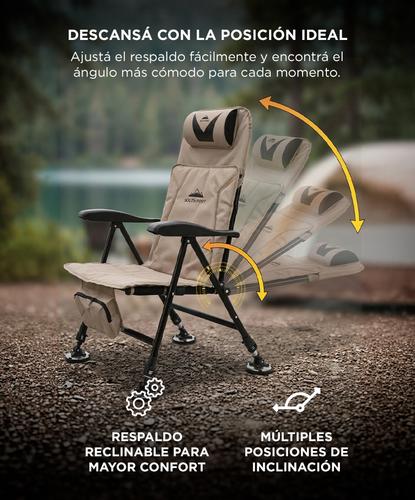 Silla Camping South Port by Gadnic Plegable Pesca - 4