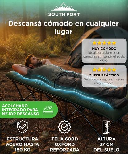 Catre Plegable SouthPort By Gadnic Acolchado Camping Portátil 150kg - 1