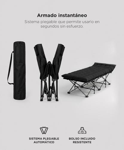 Catre Plegable SouthPort By Gadnic Acolchado Camping Portátil 150kg - 2