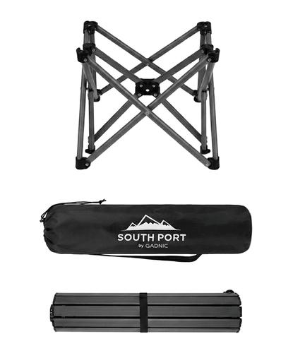 Mesa Plegable Enrollable South Port By Gadnic Acero Al Carbono Con Bolsa De Guardado Para Camping Y Outdoor  - 6