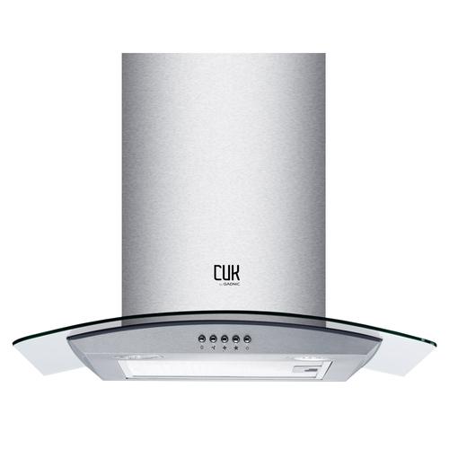 Extractor De Cocina Cuk By Gadnic CM1900 Campana Acero Inoxidable Y Vidrio 60cm 190w 3 Velocidades Luz Led - 0