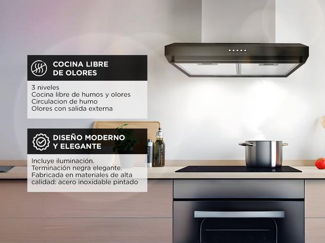 Campana de Cocina Gadnic Acero Inoxidable 60cm 220V  - 2