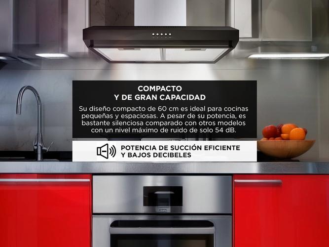 Campana de Cocina Gadnic Acero Inoxidable 60cm 220V  - 3