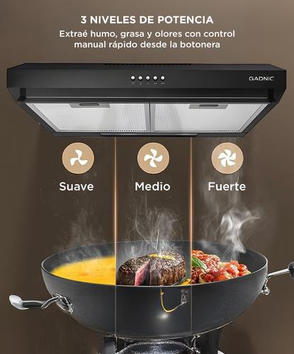 Campana de Cocina Gadnic Acero Inoxidable 60cm 220V  - 3