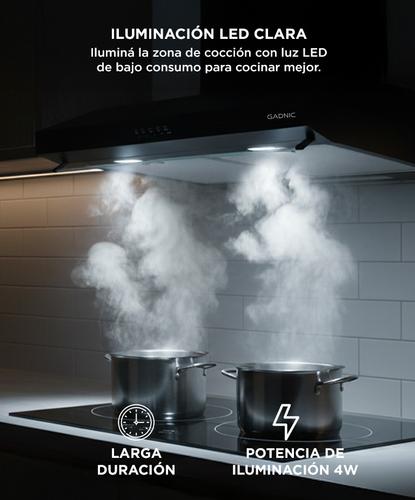 Campana de Cocina Gadnic Acero Inoxidable 60cm 220V  - 4