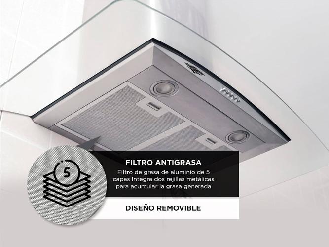 Extractor Campana Para Cocina Gadnic De Cristal  - 3