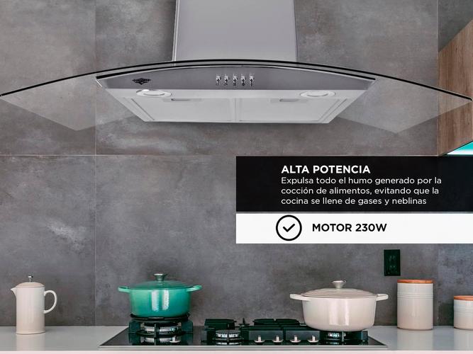 Extractor Campana Para Cocina Gadnic De Cristal  - 4