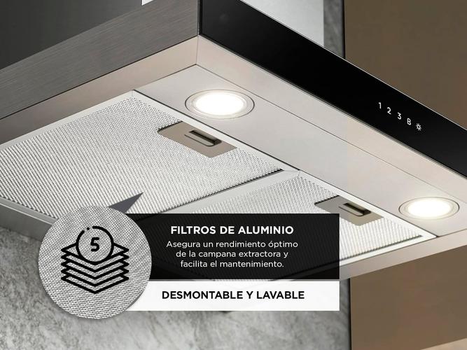 Extractor de Cocina Purificador Gadnic 60cm Acero Inoxidable  - 3