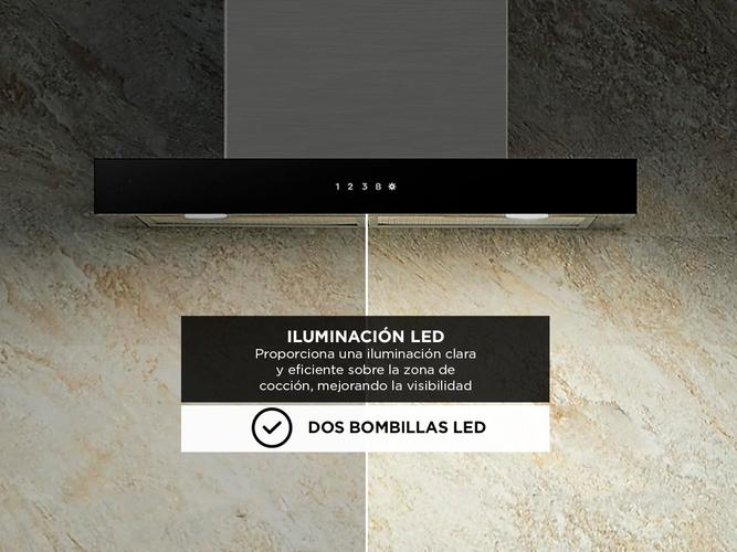 Extractor de Cocina Purificador Gadnic 60cm Acero Inoxidable  - 4