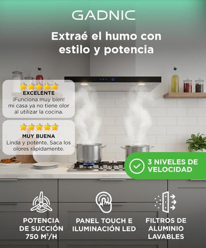 Extractor de Cocina Purificador Gadnic 60cm Acero Inoxidable  - 1