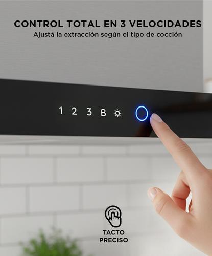 Extractor de Cocina Purificador Gadnic 60cm Acero Inoxidable  - 2