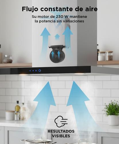 Extractor de Cocina Purificador Gadnic 60cm Acero Inoxidable  - 4