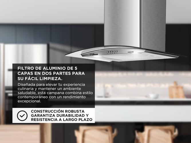 Campana de Cocina Liliana Pure Desing KC994 Acero Inoxidable - 2