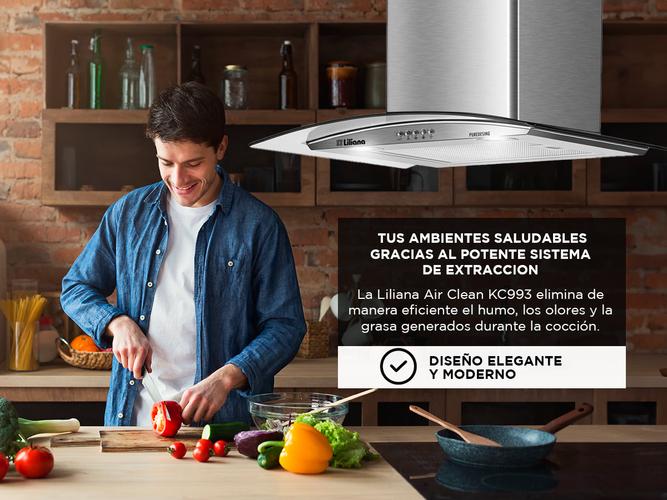 Campana de Cocina Liliana Pure Desing KC994 Acero Inoxidable - 3
