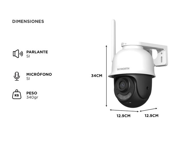 Cámara de Seguridad Dual-Light Skyworth - 4