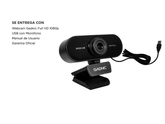 Webcam Gadnic Full HD 1080p USB con Micrófono Outlet - 5